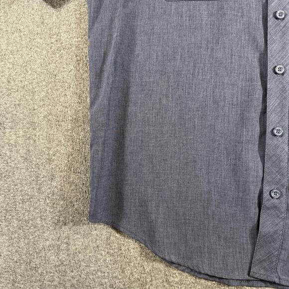 Orvis Shirt Mens Large Blue Short Sleeve Button Up Performance Outdoor Pocket - Picture 9 of 11